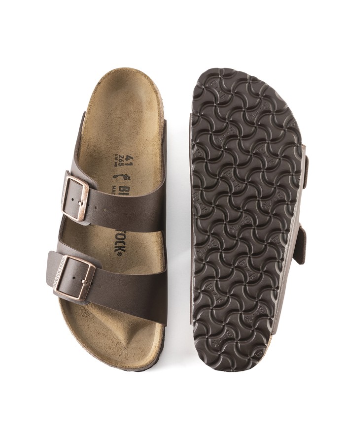 BIRKENSTOCK SANDALO UNISEX ARIZONA DARK BROWN 051703