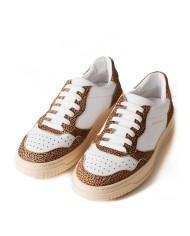 BORBONESE SNEAKERS BIANCO/OP NATURALE 6DA959CF1047 125