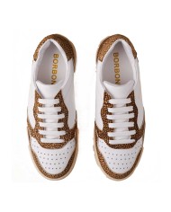 BORBONESE SNEAKERS BIANCO/OP NATURALE 6DA959CF1047 125