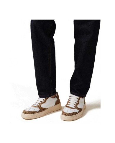BORBONESE SNEAKERS BIANCO/OP NATURALE 6DA959CF1047 125