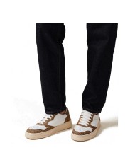 BORBONESE SNEAKERS BIANCO/OP NATURALE 6DA959CF1047 125