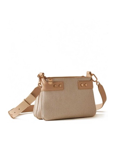 BORBONESE CROSSBODY ARMOR SMALL SABBIA 910100300022 125