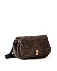 BORBONESE CROSSBODY CAHIER MEDIUM OP NATURALE/ NERO