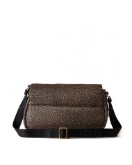 BORBONESE CROSSBODY CAHIER MEDIUM OP NATURALE/ NERO