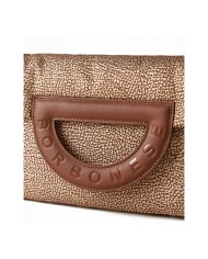 BORBONESE CROSSBODY SMALL BOUCHE BEIGE/MARRONE