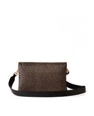 BORBONESE CROSSBODY SMALL BOUCHE NATURALE/NERO