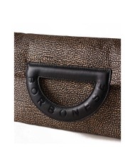 BORBONESE CROSSBODY SMALL BOUCHE NATURALE/NERO