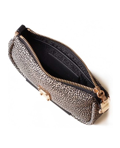 BORBONESE CROSSBODY MINI CAHIER OP NATURALE/NERO 91020008