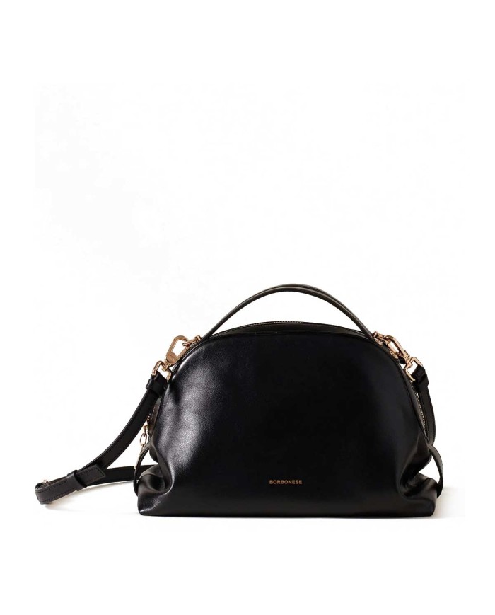 BORBONESE HANDBAG SEXY SMALL NERO 923329