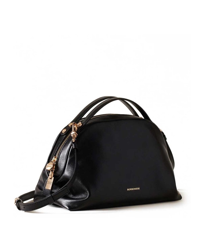 BORBONESE HANDBAG SEXY SMALL NERO 923329