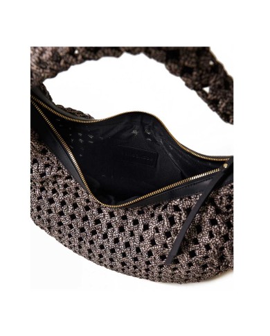 BORBONESE HOBO MEDIUM  LA NIDO  OP NATURALE / NERO