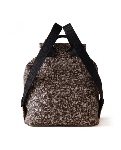 BORBONESE ZAINO MEDIUM  ECO LINE OP NATURALE/ NERO