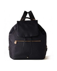 BORBONESE ZAINO MEDIUM  ECO LINE DARK BLACK