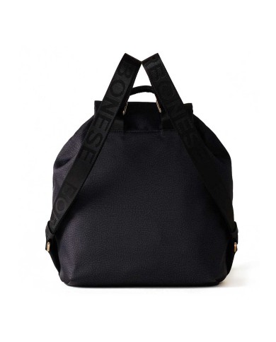 BORBONESE ZAINO MEDIUM  ECO LINE DARK BLACK