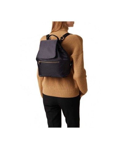 BORBONESE ZAINO MEDIUM  ECO LINE DARK BLACK