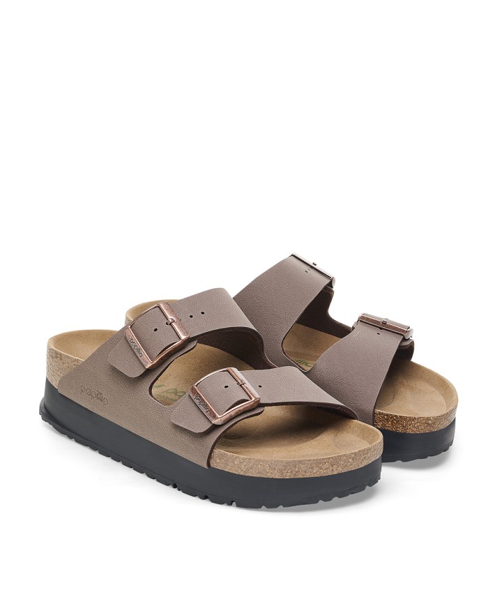 BIRKENSTOCK SANDALO DONNA ARIZONA PLATFORM MOCCA 1027417