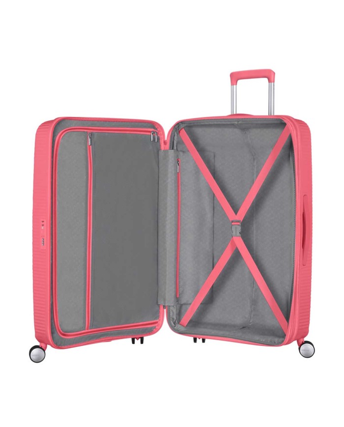 AMERICAN TOURISTER TROLLEY MEDIO SOUNDBOX 67-29  SUN KISSED CORAL