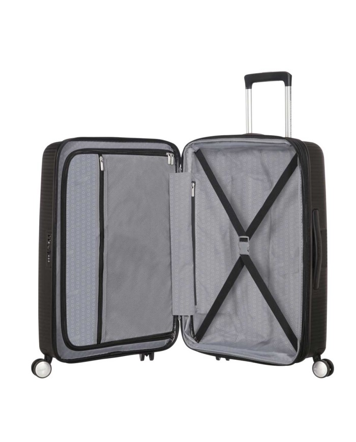AMERICAN TOURISTER TROLLEY MEDIO SOUNDBOX 67-29 BASS BLACK