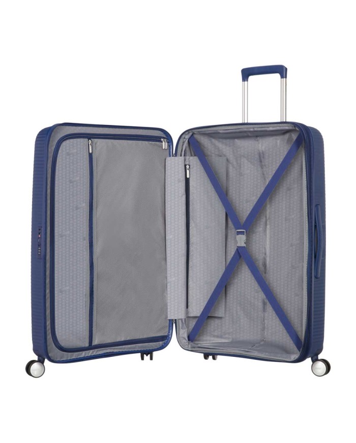AMERICAN TOURISTER TROLLEY GRANDE SOUNDBOX 77-29  MIDNIGHT NAVY