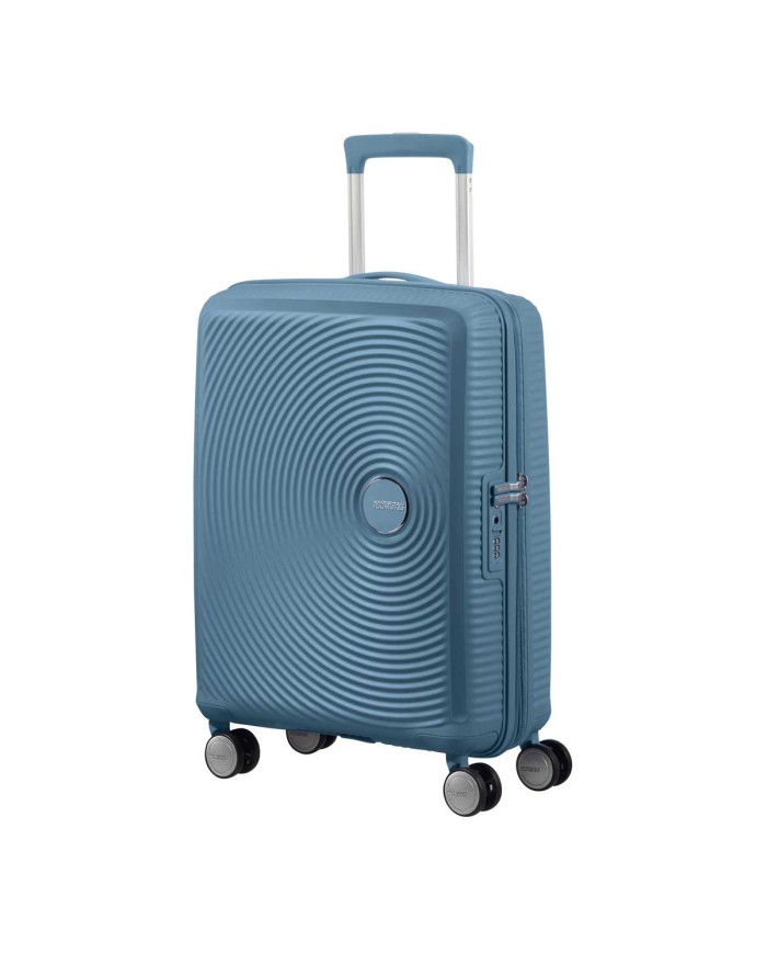 AMERICAN TOURISTER TROLLEY CABINA SOUNDBOX 55-20 STONE BLUE