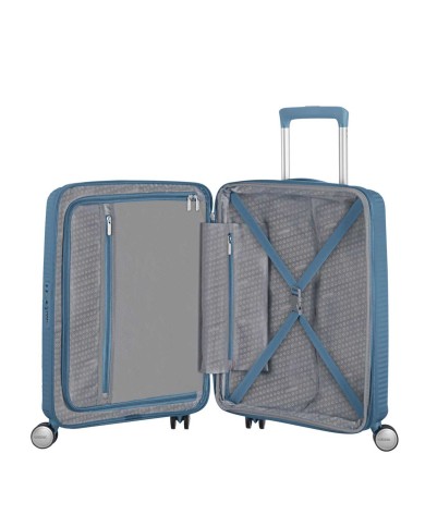 AMERICAN TOURISTER TROLLEY CABINA SOUNDBOX 55-20 STONE BLUE