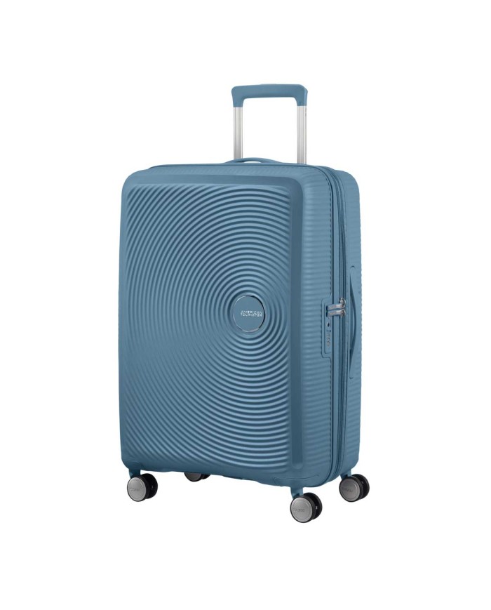AMERICAN TOURISTER TROLLEY MEDIO SOUNDBOX 67-29 STONE BLUE