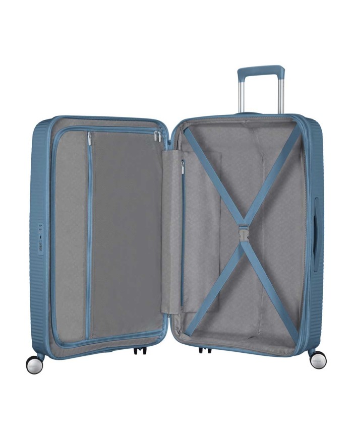 AMERICAN TOURISTER TROLLEY MEDIO SOUNDBOX 67-29 STONE BLUE