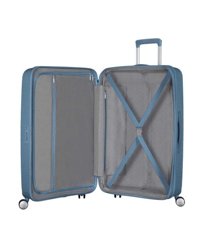 AMERICAN TOURISTER TROLLEY GRANDE SOUNDBOX 77-29  STONE BLUE
