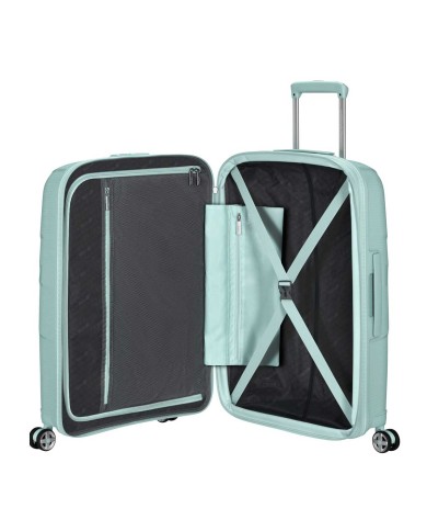 AMERICAN TOURISTER TROLLEY MEDIO STARVIBE 67-29 METALLIC SURF BLUE