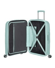 AMERICAN TOURISTER TROLLEY MEDIO STARVIBE 67-29 METALLIC SURF BLUE