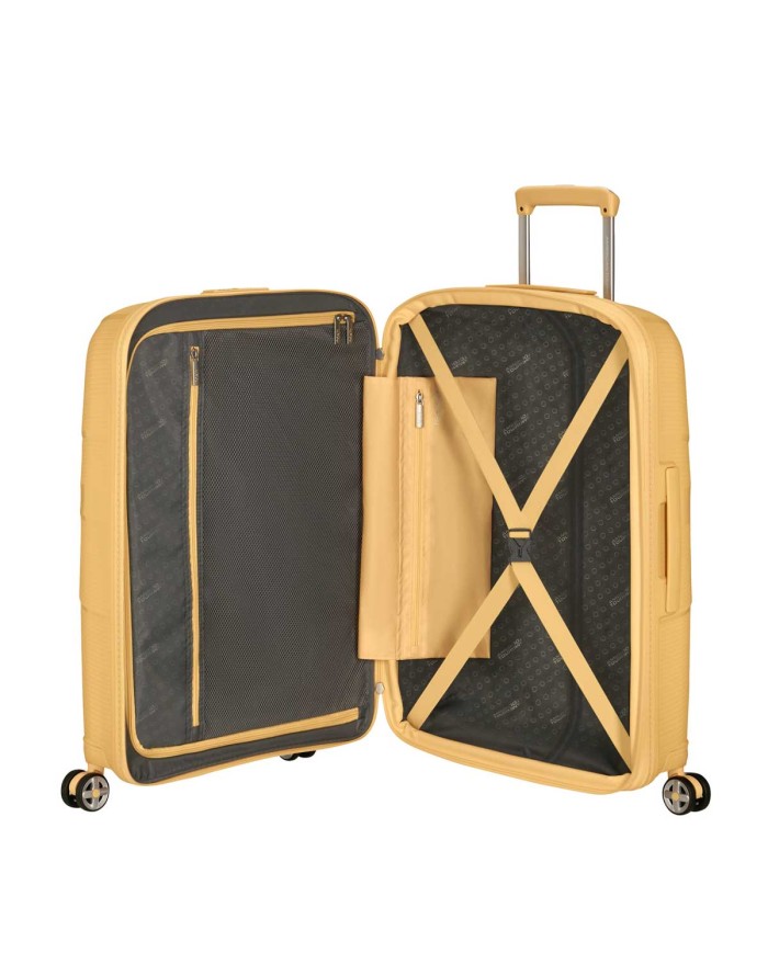 AMERICAN TOURISTER TROLLEY MEDIO STARVIBE 67-29 METALLIC BANANA