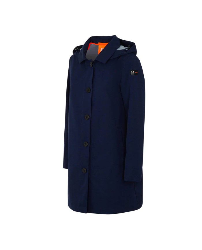 SUNS GIACCA DONNA TRENCH CROCETTA NAVY GBS41014D 125