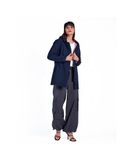 SUNS GIACCA DONNA TRENCH CROCETTA NAVY GBS41014D 125