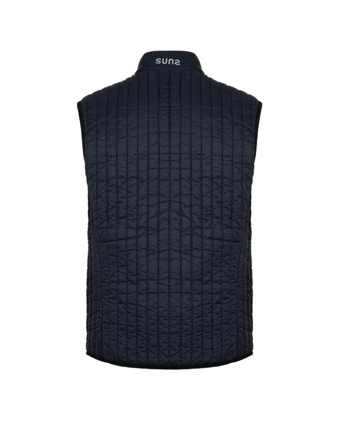 SUNS GILET UOMO OTY RIPSTOP LINEA TRAVEL DARK BLUE GBS51004U 125