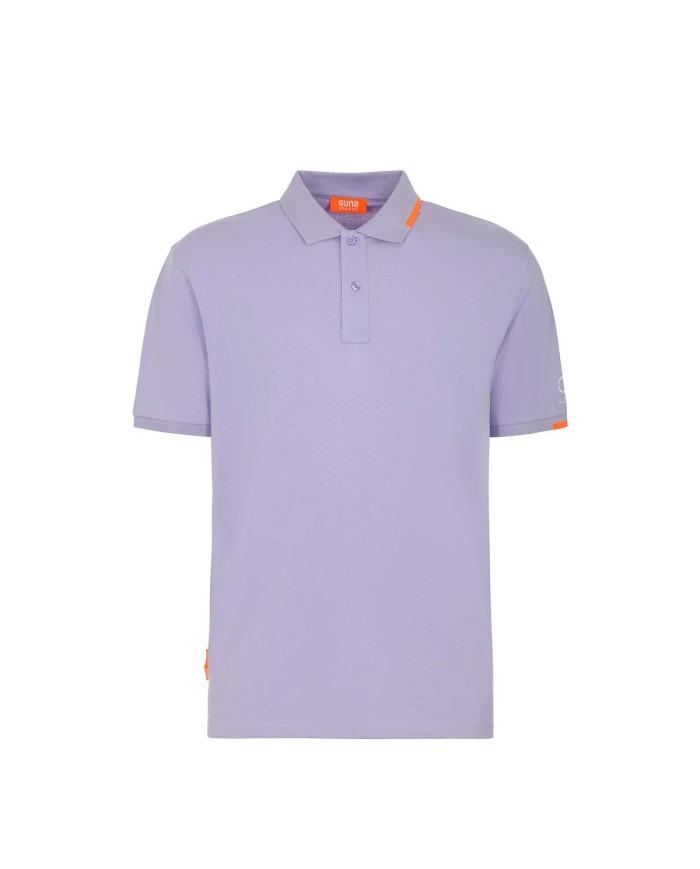 SUNS POLO UOMO FEDERICO TAG LILAC PLS51002U 125