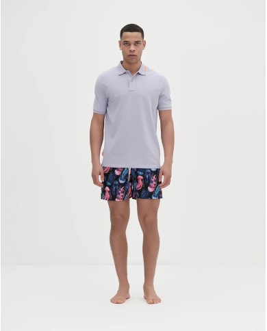 SUNS POLO UOMO FEDERICO TAG LILAC PLS51002U 125