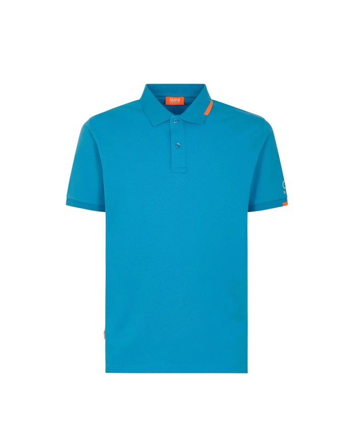 SUNS POLO UOMO FEDERICO TAG TURQUOISE PLS51002U 125