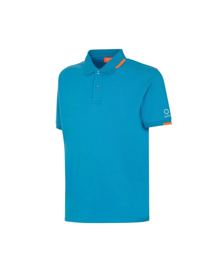 SUNS POLO UOMO FEDERICO TAG TURQUOISE PLS51002U 125
