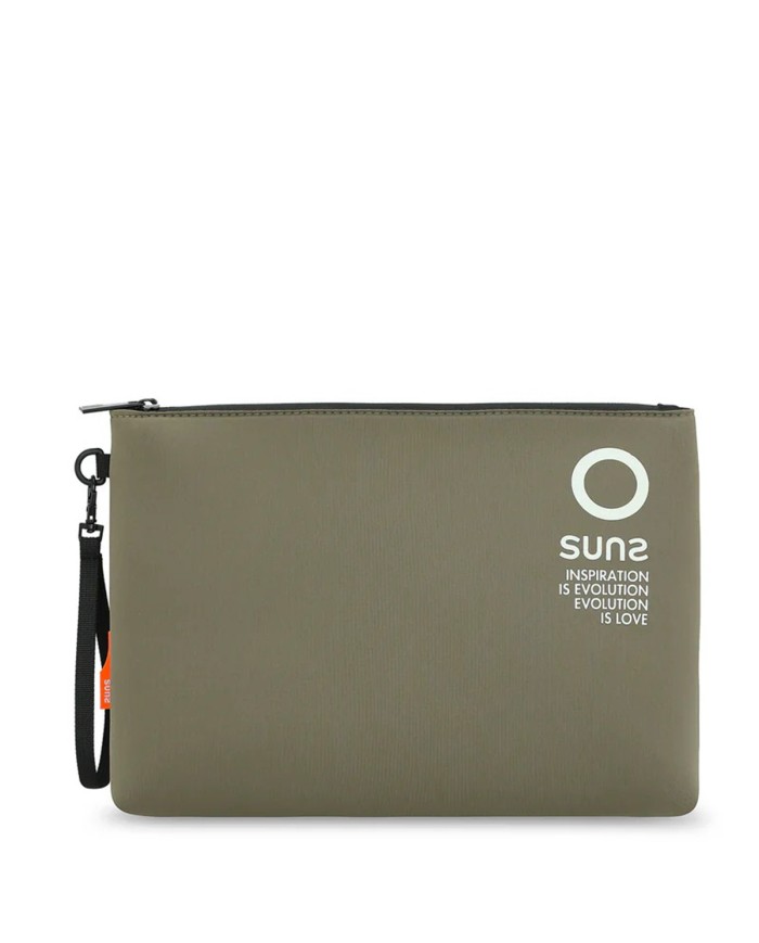 SUNS POCHETTE MAXI UNISEX IN NEOPRENE MILITARY BGS51007U 125