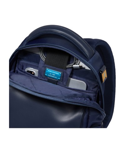 PIQUADRO ZAINO UOMO BACKPACK ORION IN TESSUTO RICICLATO PORTA PC 13,3" BLU CA6619S136 125