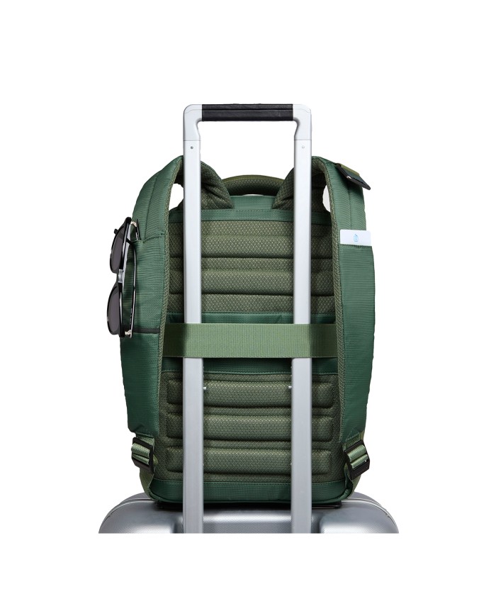 PIQUADRO ZAINO UOMO BACKPACK ORION IN TESSUTO RICICLATO PORTA PC 13,3" VERDE CA6619S136 125