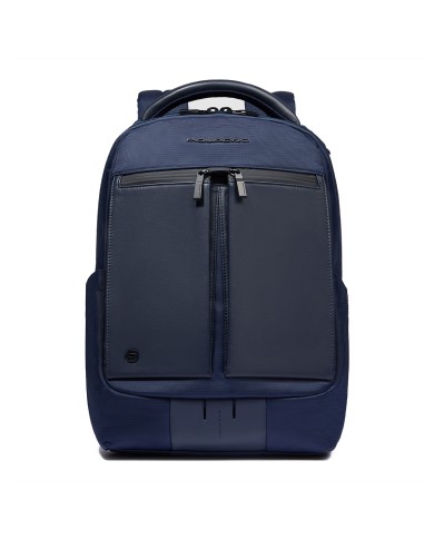 PIQUADRO ZAINO UOMO BACKPACK ORION IN TESSUTO RICICLATO PORTA PC 14" BLU CA6620S136 125
