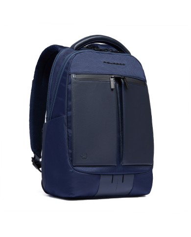 PIQUADRO ZAINO UOMO BACKPACK ORION IN TESSUTO RICICLATO PORTA PC 14" BLU CA6620S136 125