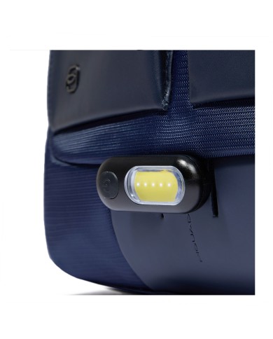 PIQUADRO ZAINO UOMO BACKPACK ORION IN TESSUTO RICICLATO PORTA PC 14" BLU CA6620S136 125