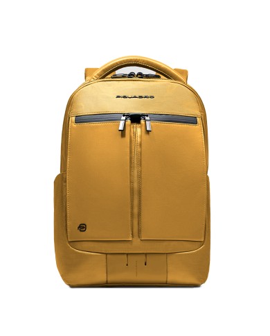 PIQUADRO ZAINO UOMO BACKPACK ORION IN TESSUTO RICICLATO PORTA PC 14" GIALLO CA6620S136 125