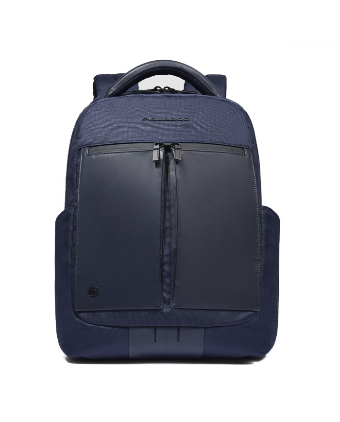 PIQUADRO ZAINO UOMO BACKPACK ORION IN TESSUTO RICICLATO PORTA PC 14" BLU CA6621S136 125