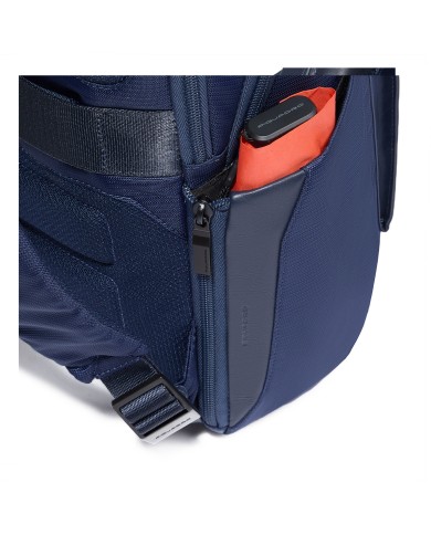 PIQUADRO ZAINO UOMO BACKPACK ORION IN TESSUTO RICICLATO PORTA PC 14" BLU CA6621S136 125