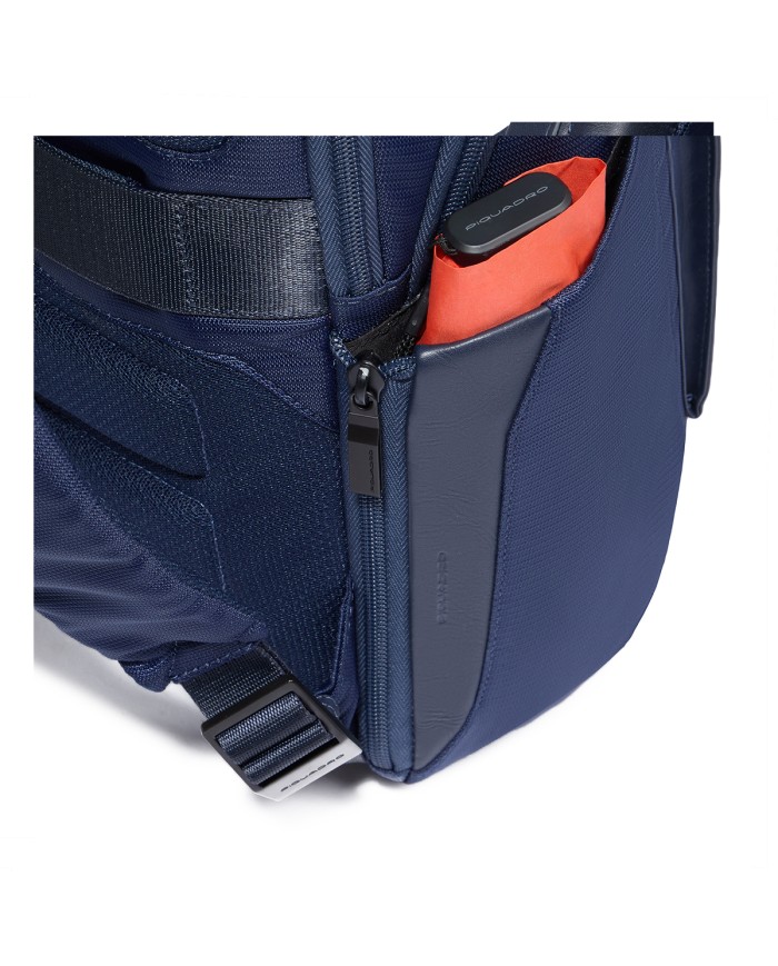 PIQUADRO ZAINO UOMO BACKPACK ORION IN TESSUTO RICICLATO PORTA PC 14" BLU CA6621S136 125