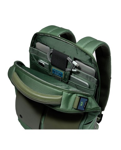 PIQUADRO ZAINO UOMO BACKPACK ORION IN TESSUTO RICICLATO PORTA PC 14" VERDE CA6621S136 125