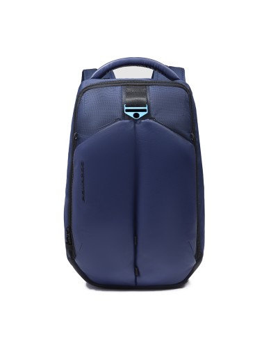 PIQUADRO ZAINO UOMO BACKPACK DA VIAGGIO PQ-EARTH PORTA PC 14" TESSUTO E PELLE VEGANA BLU CA6629S137 125